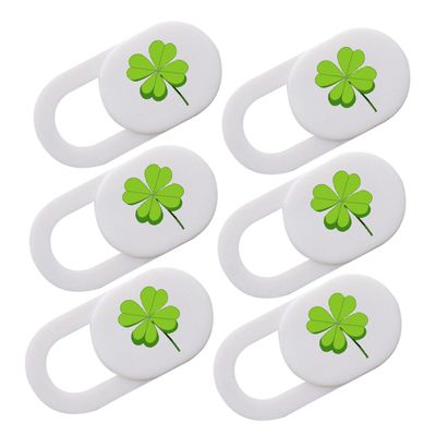 Angoily 6pcs Ultra-Thin Webcam Privacy Cover for Laptop Tablet Four Leaf Lens Protector Compatible Smartphones Desktops Secure Your Privacy