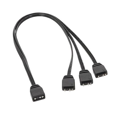 BOXUWFO HONGP 3Pin ARGB Splitter Cable 1Female to 4 Male Connector Extend Multiple Devices Dropship(for One to Three)