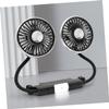 Artibetter Car Seat Fan for Backseat Cooling Powered Electric Fan Quiet Dual Head Design Small Car Cooling for Rear Air Circulation for Vehicles Trucks view 2