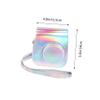 jojofuny Instant Camera Storage Bag for Mini Pu Protective Case Detachable Shoulder Strap Scratch for Travel Hiking and Daily Use view 2
