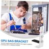 ARTIBETTER Gpu Support Bracket Sag Graphics Card Holder Metal Gpu Reinforcement for Enhanced Cooling and Support Compatible Cases view 3