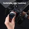 Follow Focus Gear, Metal Follow Focus with A or B Stops, Lens Gear, 15mm Rod and Rod Clamp, for DSLR and Mirrorless Cameras, Compatible with Lens Diameter Up to 114mm view 3