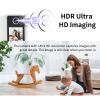 EVERSECU 2 Way Video Baby Camera with 2.4" HD Screen&Warm Nightlight, One-Button Video Call, 2K HD Resolution, Pan/Tilt/Zoom, Human Detection&Auto Tracking, Work with Alexa, SD Card&Cloud Storage view 3