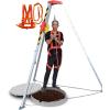 HYUIO Confined Space Tripod Kit Confined Space Lift Tripod Kit 1200 lbs, Retractable 7 ft. Stand Confined Space Tripod, Manhole Fire Rescue Tripod,2600LBSWinch view 1