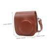 Uonlytech PU Instant Camera Case Bag Soft Cork Protective Pouch for Mini Lightweight Storage for Instant Film Cameras Stylish and Durable Design view 2