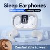 Piluyaa Sleep Earbuds Bluetooth in Ear Light-Weight Headphones, Mini Invisible Earplugs Small Design for Side Sleepers, 58H Playtime with Charging Case, Clear Calls& Noise Block, White view 2