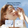 Piluyaa Sleep Earbuds Bluetooth in Ear Light-Weight Headphones, Mini Invisible Earplugs Small Design for Side Sleepers, 58H Playtime with Charging Case, Clear Calls& Noise Block, White view 3