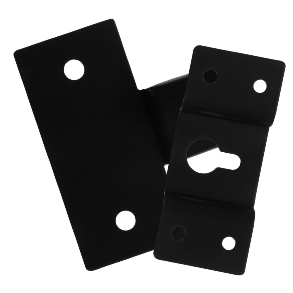 ARTIBETTER 1Set Iron Wall Mount Hook Hanger Plate Connector for Surround Sound Speakers Ceiling Installation Durable Audio Mounting