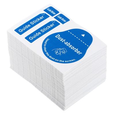 200Pcs Phone Screen Dust Stickers Screen Cleaning Pads for Phones Tablets and Laptops Dust Absorbers for Electronic Screens