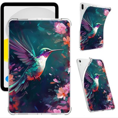 Clear Case for Kindle Paperwhite 12th Gen 2024 (7") & Kindle Colorsoft Signature Edition 7", Slim Transparent TPU Protective Cover with Shockproof Bumper Scratch-Resistant Back, Hummingbird 3