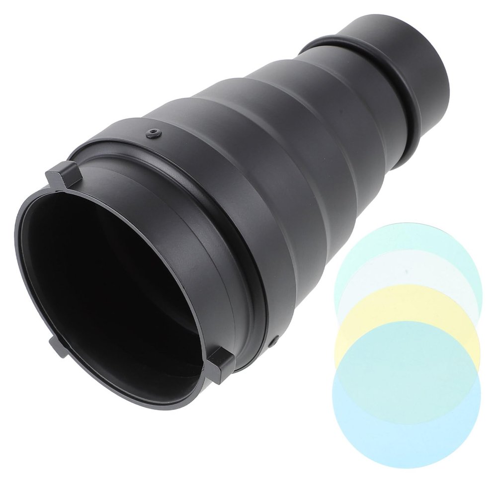 DOITOOL Lighting Accessories 1 Set Conical Tube Kit Flash Diffuser for Camera Photo Light Modifiers Equipment
