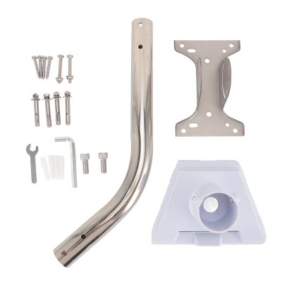 Satellite Pipe Adapter Mount, Professional Easy Installation Stable Support Satellite Mount Kits, for Gen 3 Roof Satellite
