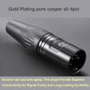 artcavs 4 pin XLR Male to Dual RCA Male Adapter 4 pin XLR to RCA Cable-3.3feet view 3