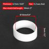 Zinkebol 200 PCS Cord Organizer, Silicone Rubber Bands Rings, Cable Straps Organizer Management, USB Holder Earphone Winder Wrapping, 10mm Diameter view 2