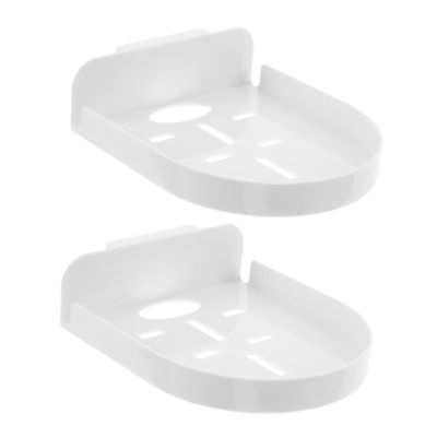 Gadpiparty 2pcs Security Camera Bracket Adhesive Wall Mount for Cameras Floating Shelf Home Office Monitor Holder