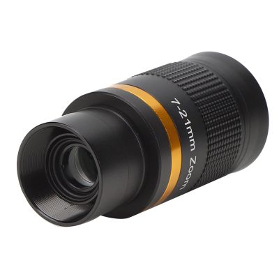 Astronomical Telescope Zoom Eyepiece Metal Body Suitable for 1.25 Inch/31.7 MM Black