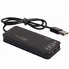 3 Port USB2.0 Hub with External 7.1 Channel USB Sound Card Headset Microphone Adapter USB Hub 2.0 for PC Laptop Computer view 2