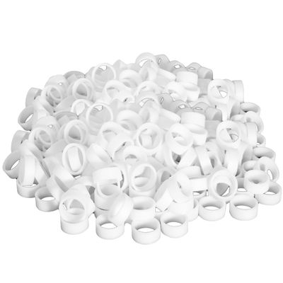 Zinkebol 200 PCS Cord Organizer, Silicone Rubber Bands Rings, Cable Straps Organizer Management, USB Holder Earphone Winder Wrapping, 12mm Diameter