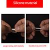 Zinkebol 200 PCS Cord Organizer, Silicone Rubber Bands Rings, Cable Straps Organizer Management, USB Holder Earphone Winder Wrapping, 12mm Diameter view 3