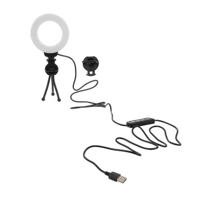Artibetter 1Set LED Ring Light with Clip and Tripod Portable Camera Lighting for Video Conferencing Streaming Compatible with Laptops and