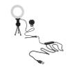 Artibetter 1Set LED Ring Light with Clip and Tripod Portable Camera Lighting for Video Conferencing Streaming Compatible with Laptops and view 1