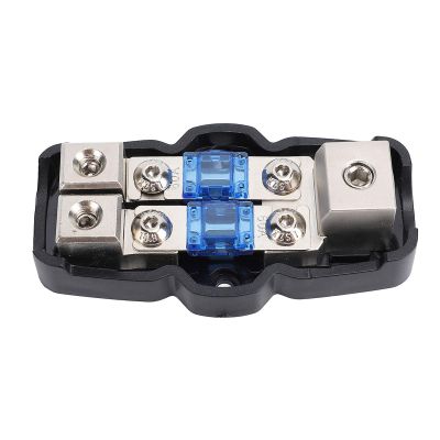 Mini ANL Fused Distribution Block Kit Efficient Power Transfer 1 in 2 Out for Automotive RV Yacht