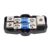 Mini ANL Fused Distribution Block Kit Efficient Power Transfer 1 in 2 Out for Automotive RV Yacht view 1