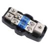 Mini ANL Fused Distribution Block Kit Efficient Power Transfer 1 in 2 Out for Automotive RV Yacht view 3