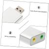 Artibetter Headphone Adapter External Sound Card for 7.1 Stereo Audio Adapter No Drivers Required view 3