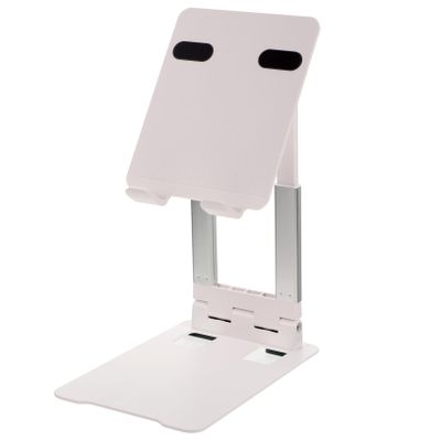 ARTIBETTER Adjustable Tablet Stand Portable Lift Frame for Tablets Metal Organizer for Desk Use Compatible with All Tablets Tablet Holder Sleek Design