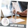 ARTIBETTER Adjustable Tablet Stand Portable Lift Frame for Tablets Metal Organizer for Desk Use Compatible with All Tablets Tablet Holder Sleek Design view 2