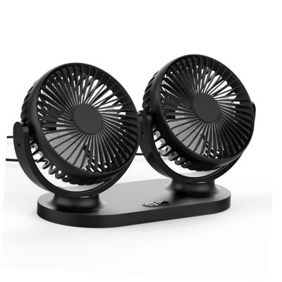ARTIBETTER Low Energy Consumption Car Fan Portable Double-headed Fan Cooler Cooling
