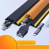 ZSAZSO 4.0m Floor Cord Cover Self-Adhesive Cord Protector Extension Wiring Duct Protector(Grey) view 2