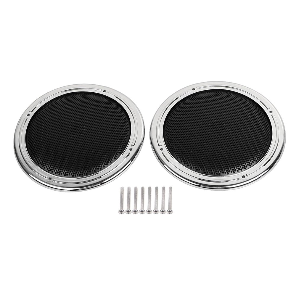 BID4ZE Rear Mesh Speaker Pod Grilles For Harley Electra Glide Ultra Classic FLHTCU Tri Glide Ultra FLHTCUTG 2014-2023 Road Glide Ultra FLTRU/Limited FLTRK 2016-2019