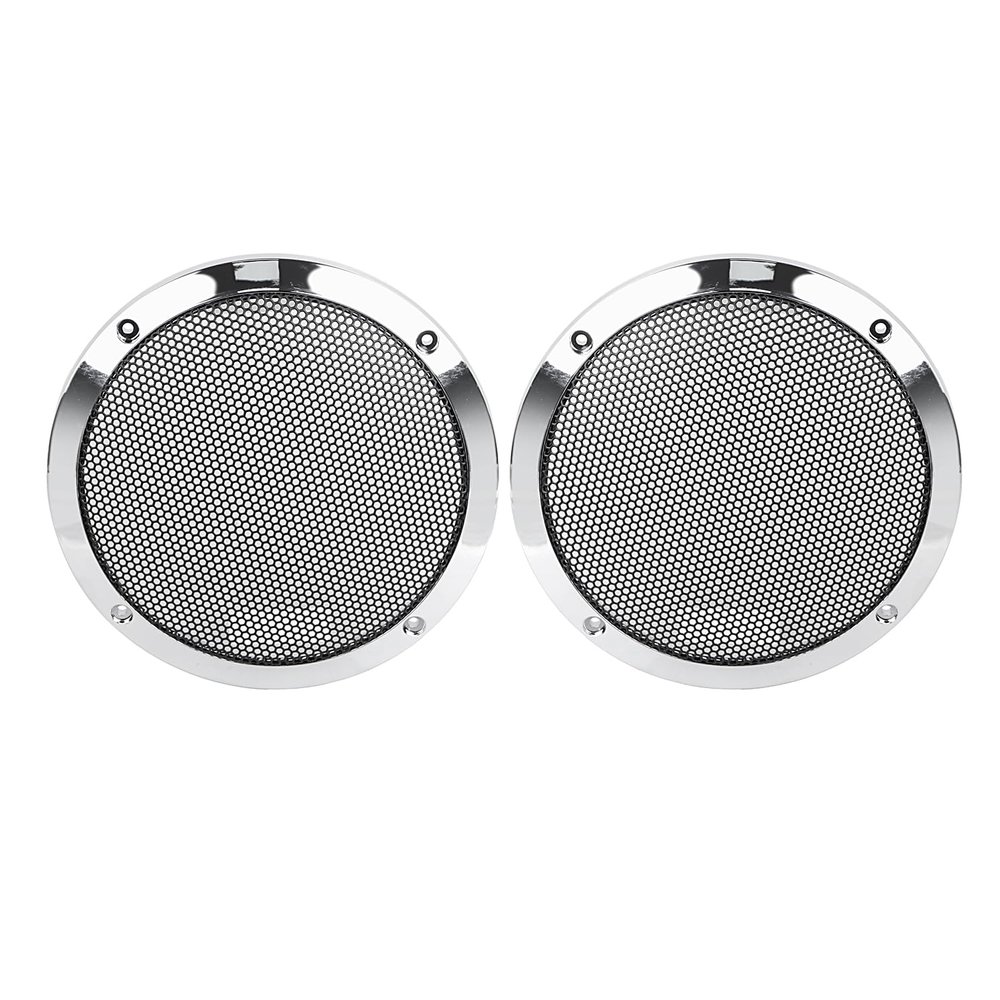 BID4ZE 6.5" Saddlebag Lid Speaker Grill Cover Kit For Harley Touring Electra Glide Standard FLHT Road Glide FLTR Road King Classic FLHRC Street Glide Special FLHXS 1983-2023