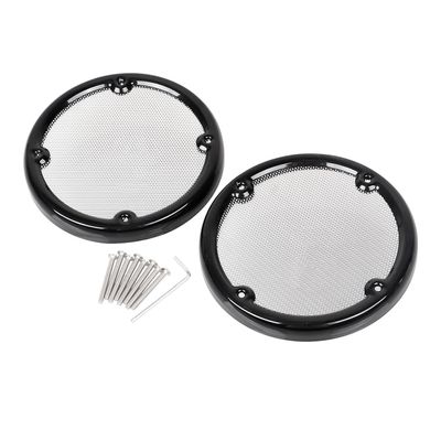 BID4ZE Motorcycle Rear Tour Pak Speaker Trim Mesh Cover For Harley Street Glide FLHX 20062013 Electra Glide Classic FLHTC 19962013 Trike Street Glide FLHXXX 20102011