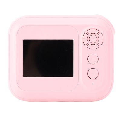 Fockety Instant Print Camera, 48MP 1080P HD Lens 6X Zoom Print Black and White Photos, MP3 and Game, Instant Print Digital Camera for Adults and Kids, Christmas Birthday Gifts (Pin k)