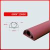 ZSAZSO 4.0m Floor Cord Cover Self-Adhesive Cord Protector Extension Wiring Duct Protector(Black) view 4