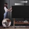 JIAOCKJIAO JKGHK Rolling TV Stand, Mobile TV Stand with 360 Universal Wheels, Floor TV Stand with Storage Drawer, Tilt Mobile TV Floor Stand, TV Stand Fits 40-85 Inch TV Screen(Brown) view 2