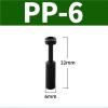 LEJDI 20/100 PCS Air Hose Sealing Connector PP PPF 4mm 6mm 8mm 10mm 12mm 16MM Pneumatic Connector Quick Plug Plastic Plug Pipe Plug(Pp-6,1000 pcs) view 3