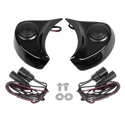 BID4ZE Gloss Black Pods W/Tweeter For Harley Street Glide FLHX/Special FLHXS Electra Glide Ultra Classic FLHTCU/Ultra Limited FLHTK Tri Glide Ultra FLHTCUTG 2014-2023