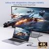 USB C to Dual HDMI Adapter for 2 Monitors, Newmight Dual Monitor Adapter, Supports Single 4K@60Hz and Dual 4K@30Hz, Dual Monitor HDMI Splitter for MacBook, iPad, HP, Dell, iPhone 15/16 Series view 2
