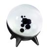 Dancing ferrofluid Speaker, ferrite Speaker Music Companion, ferromagnetic Fluid Sound visualizer, symbiosis in a Bottle, Magnetic Fluid Toys, Desktop Decorations, Birthday Giftsunvoiced (Black) view 1
