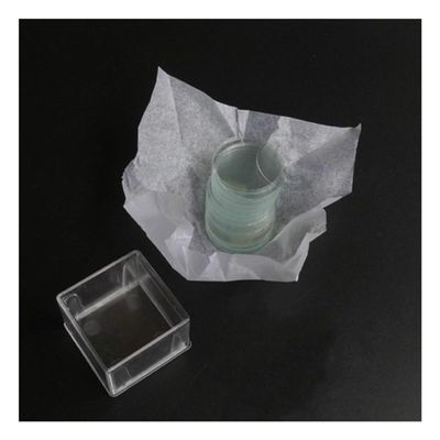 JOEBO Microscope Kit 100pcs Large Circular Coverslip Slides Transparent Cover Slide Slips Round Blank Slides Optical Instrument Microscope Lens Adapters(Dia. 18mm)