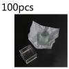 JOEBO Microscope Kit 100pcs Large Circular Coverslip Slides Transparent Cover Slide Slips Round Blank Slides Optical Instrument Microscope Lens Adapters(Dia. 18mm) view 2