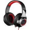 7.1 Virtual Surround Sound Gaming Headset, Over-Ear Headphones with Soft Memory Earmuffs & LED Lighting, Retractable Microphone for PC Laptop view 1