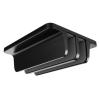 Vertical Laptop Stand 2-Slot Desktop Stand Holder with Adjustable Dock Aluminum Alloy Laptop Stand for Desk Compatible with 17 Laptops (Black) view 2