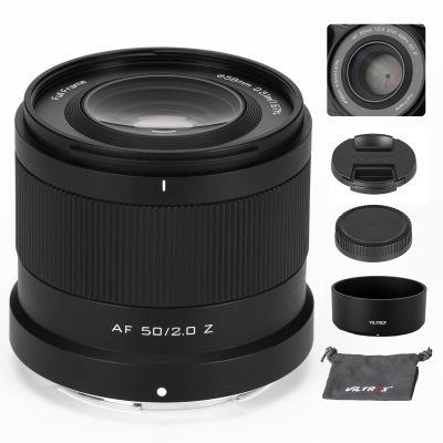 VILTROX 50mm F2.0 Z-Mount, AF 50mm F2 Lens for Nikon Z, Standard Full Frame Large Aperture STM Auto Focus Prime Lens for Nikon Z-Mount Cameras Z5 Z50 Z50II Z6 Z6II Z7 Z7II ZFC Z30 Z9 Z8 ZF Z6III
