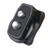 NovelGoal Cold Shoe Mount with 1/4" Screws & Anti-Reversal Positioning Pin, Quick Release Adapter for SLR A7C/XT4 Camera (1,with Disk Mounting Black) view 1