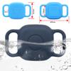 Dog Collar Holder for Tile Mate 2024/2022 Bluetooth Tracker, Anti Lost Waterproof Silicone Soft Case Secure Protective Cover Finder for Keys, Bags, Cat Dog Collar Tag, 2 Pack (Red) view 2